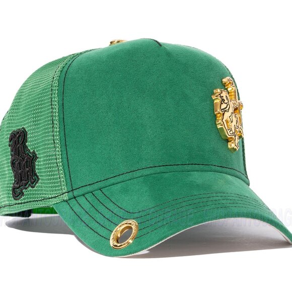 Red Monkey Rich Micro-Suede RM1521 New Limited Unisex Trucker Hat Cap | 2 Colors - Picture 4 of 15